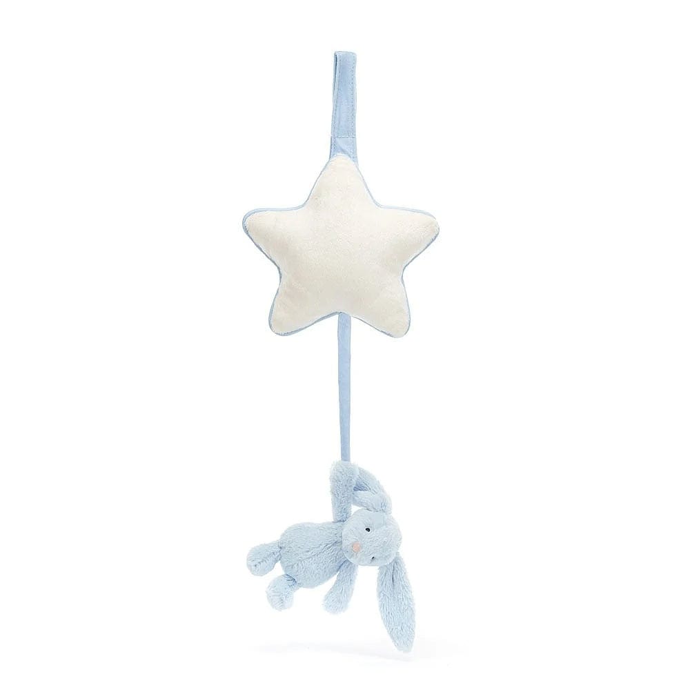 Jellycat Musical Pull Bashful Bunny Blue By JELLYCAT Canada - 84445