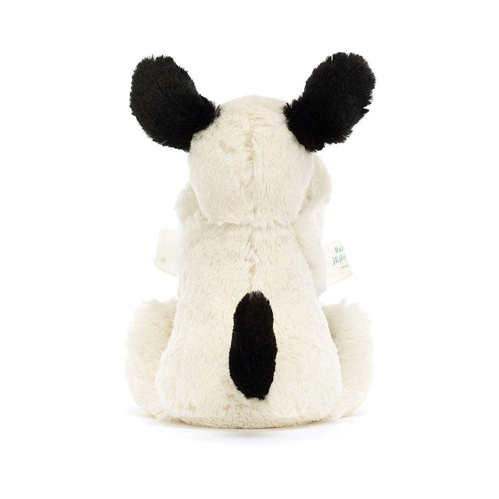 Jellycat Bashful Puppy Soother - Black and Cream By JELLYCAT Canada - 84458