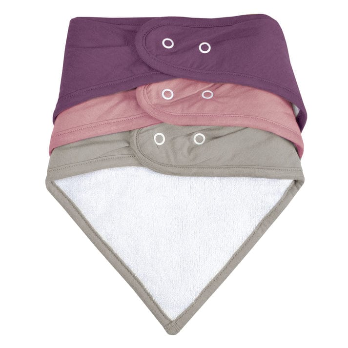 Perlimpinpin Bamboo Bibs 3 Pack - Porto, Lotus and Taupe By PERLIMPINPIN Canada - 84464