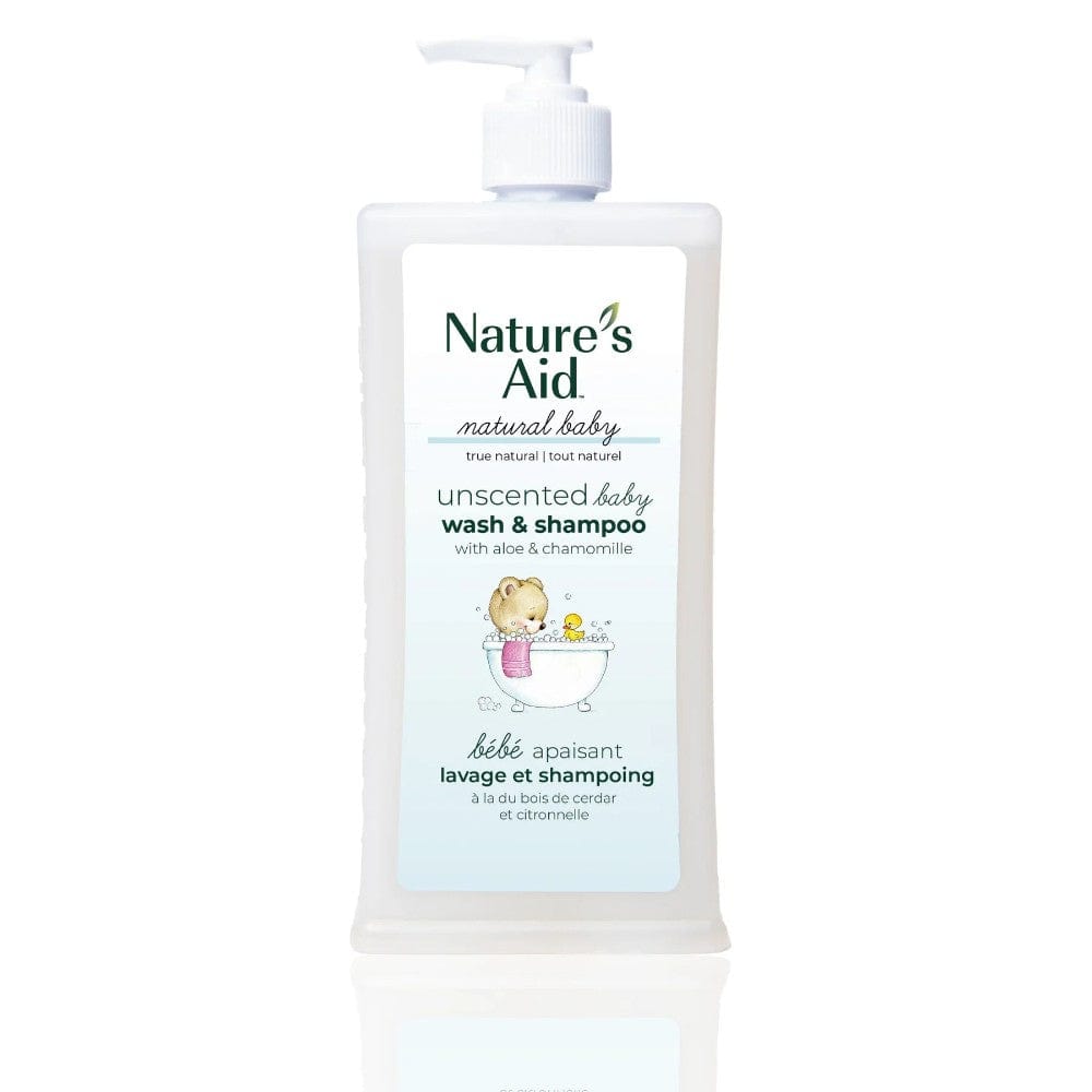 Nature's Aid Baby Wash and Shampoo 360ml - Unscented By NATURE'S AID Canada - 84652