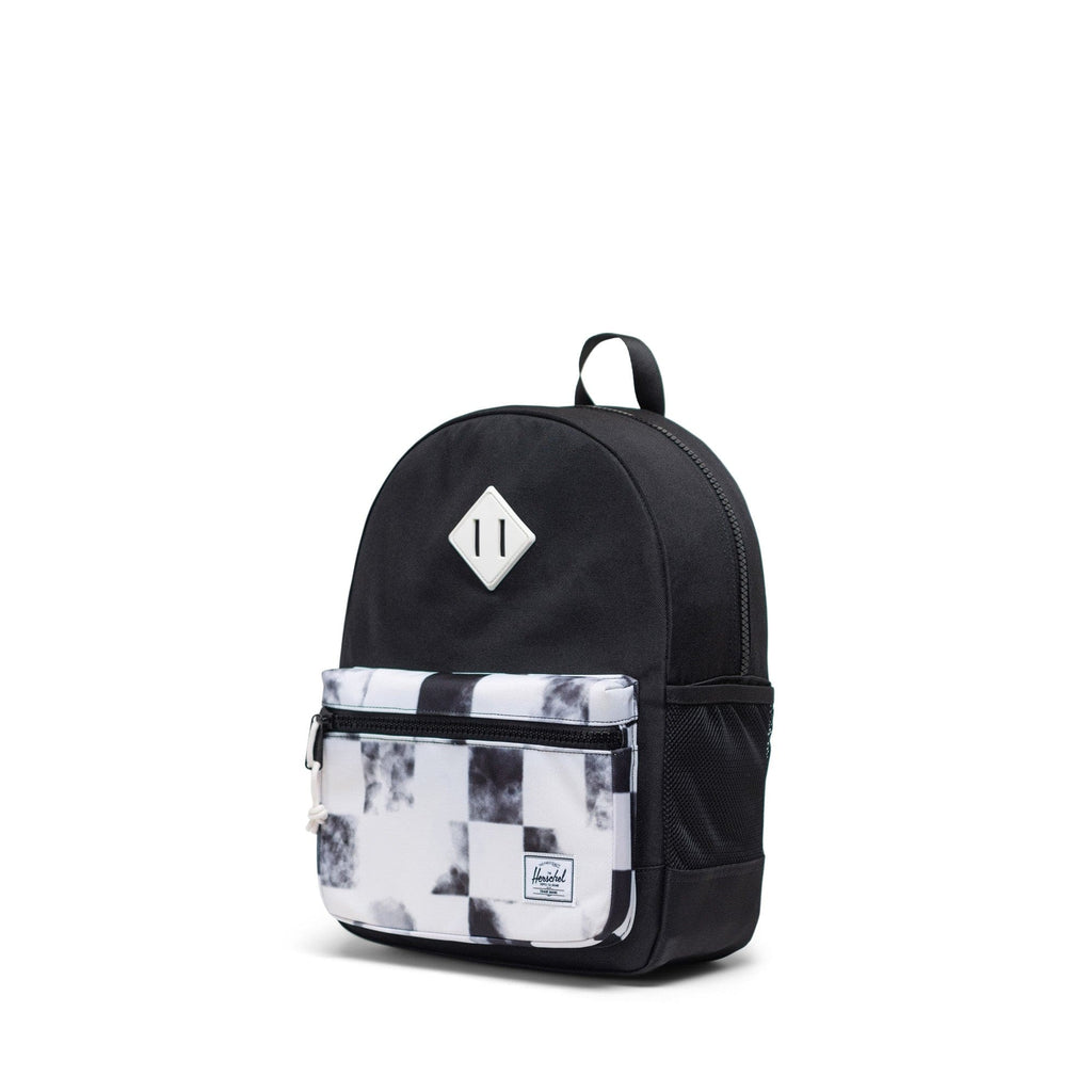 Herschel Heritage Backpack Kids - Black Distressed Checker By HERSCHEL Canada - 84824