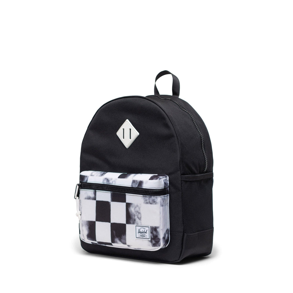 Herschel Heritage Backpack Youth - Black Distressed Checker By HERSCHEL Canada - 84828