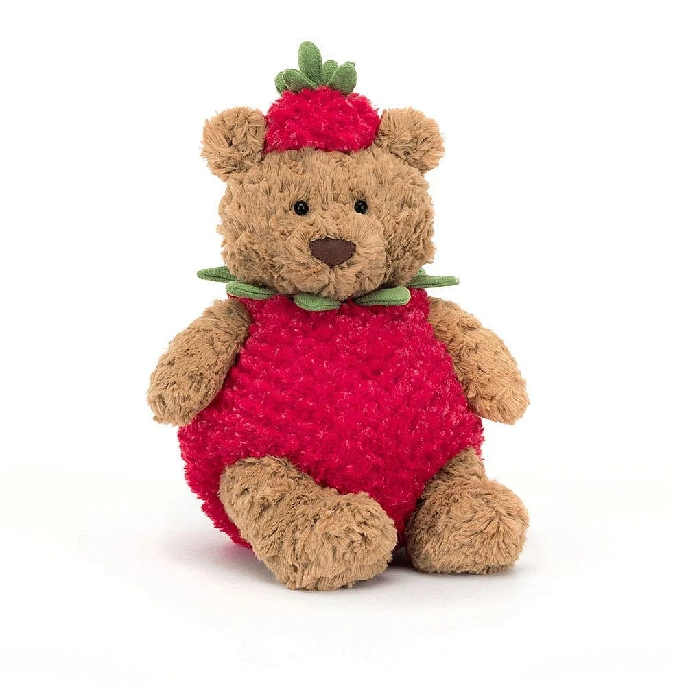 Jellycat Bartholomew Bear - Strawberry By JELLYCAT Canada - 84859