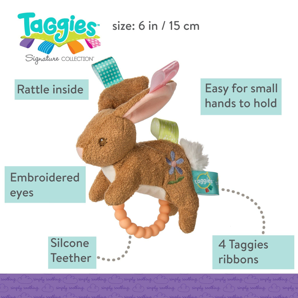 Mary Meyer Taggies Teether Rattle - Harmony Bunny By MARY MEYER Canada - 85045