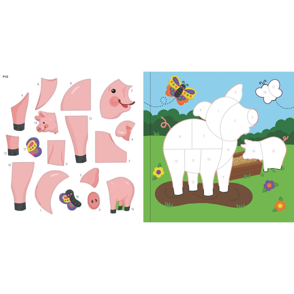 Peter Pauper Press My First Color-By-Sticker Book - Farm Animals – Jump ...
