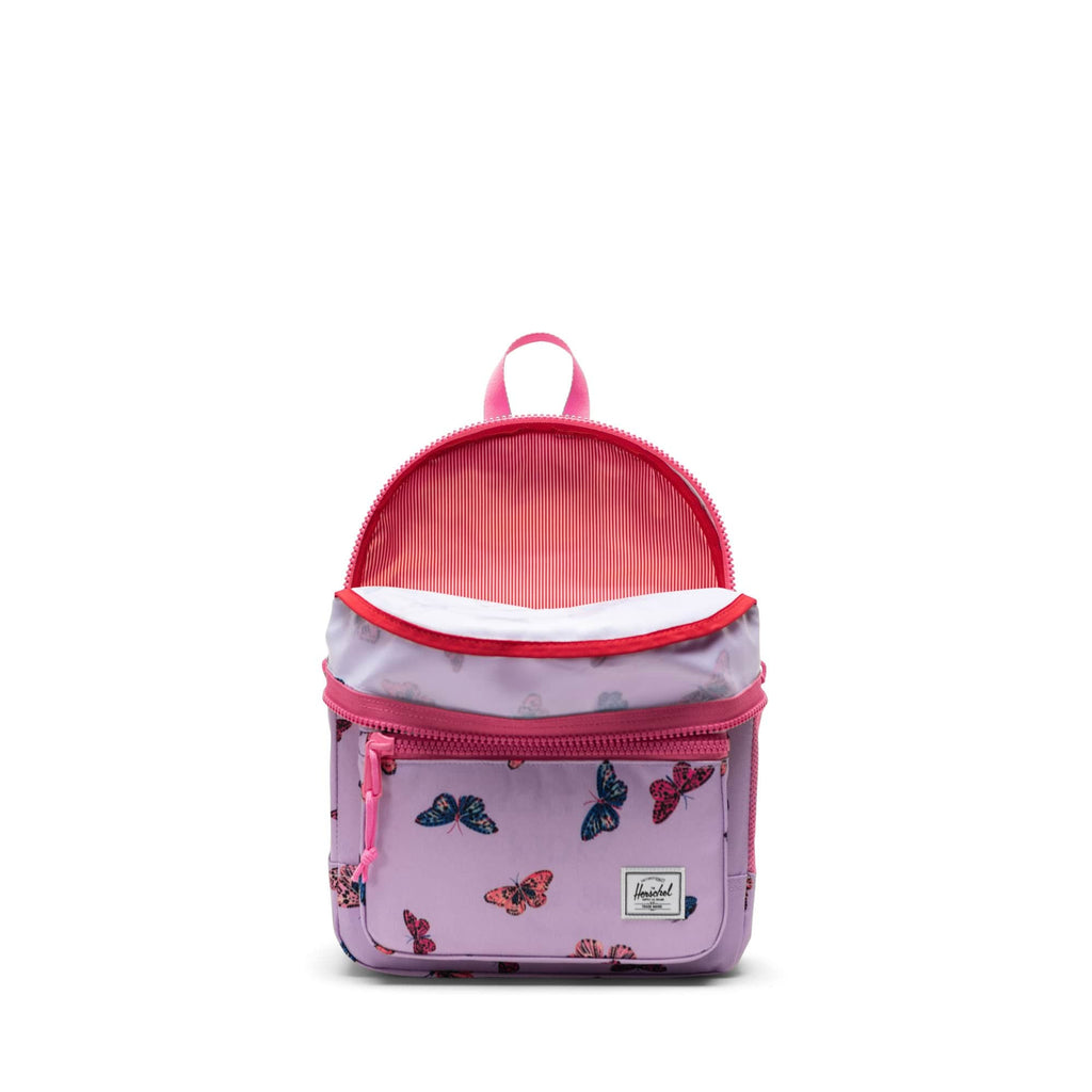 herschel backpack butterfly Heritage Kids in Lavendula With external pockets for A Reel-y Great Father's addon-eligible Color:Firecraw