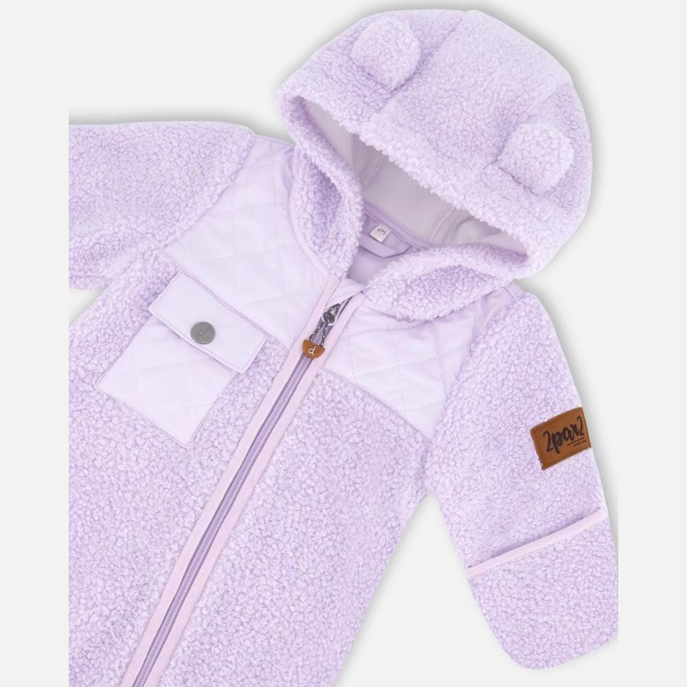 Deux Par Deux One-Piece Baby Sherpa - Orchid Bloom By DEUX PAR DEUX Canada -