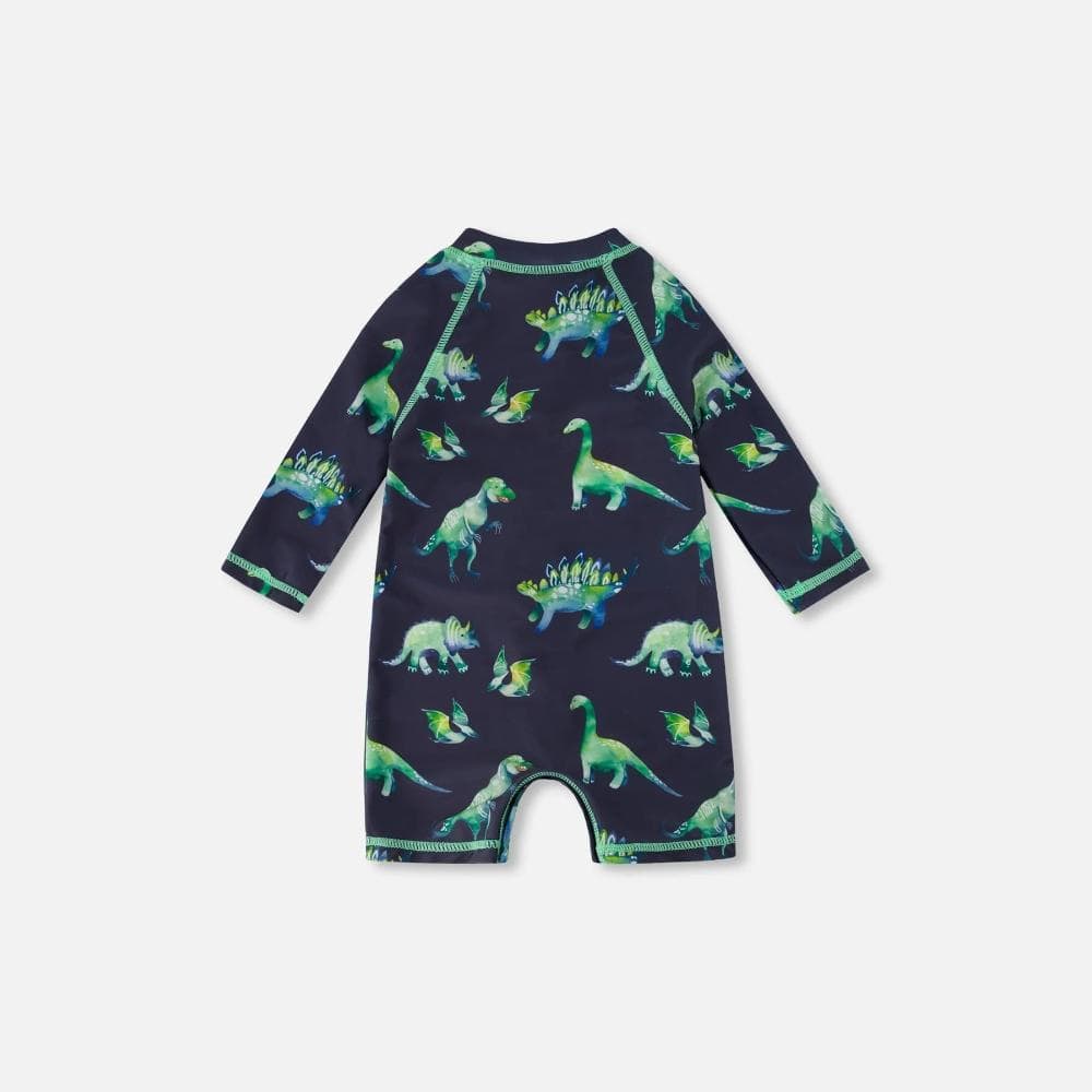 Deux Par Deux One-Piece Rashguard - Dinosaurs By DEUX PAR DEUX Canada -