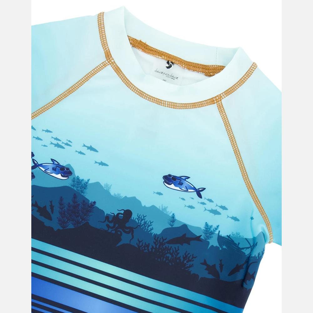 Deux Par Deux One-Piece Rashguard - Shark By DEUX PAR DEUX Canada -