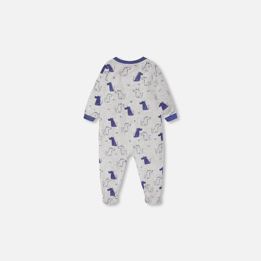 Deux Par Deux Organic Cotton Sleeper - Printed Dogs By DEUX PAR DEUX Canada -