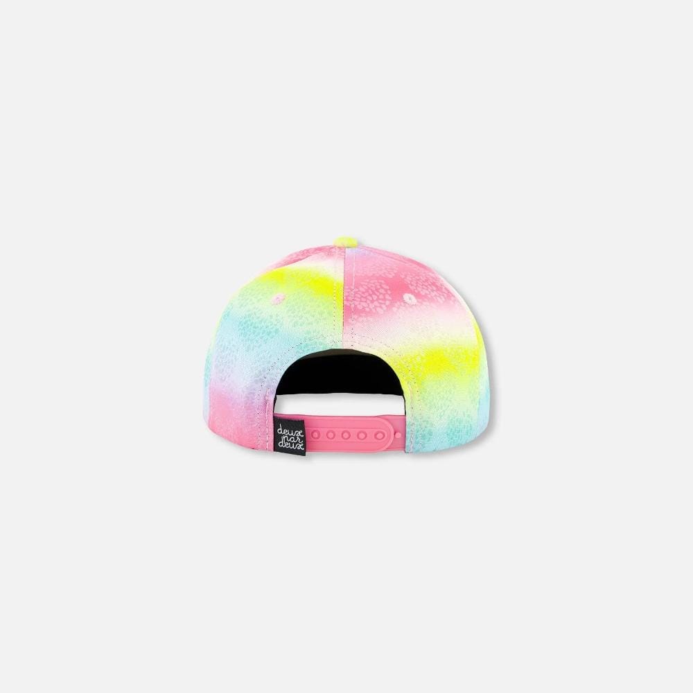 Deux Par Deux Printed Cap - Rainbow Gradient By DEUX PAR DEUX Canada -