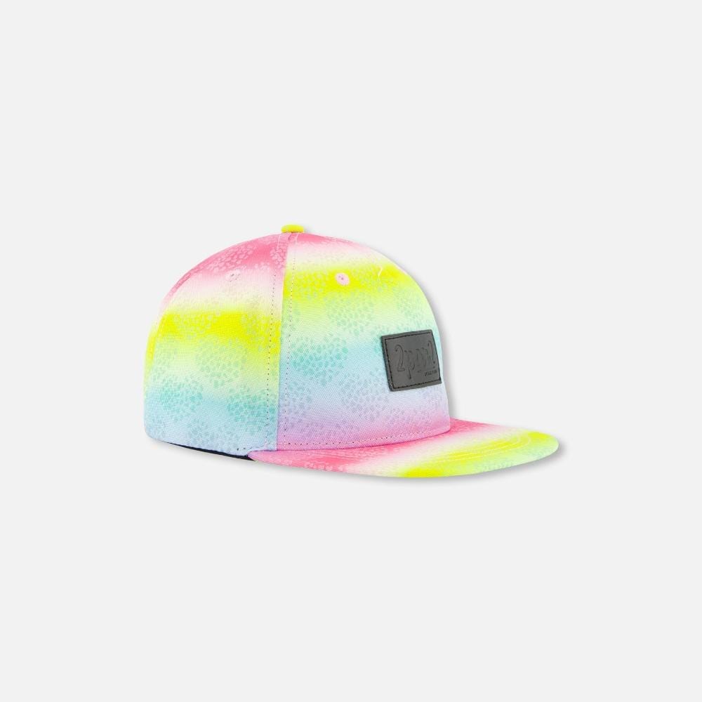 Deux Par Deux Printed Cap - Rainbow Gradient By DEUX PAR DEUX Canada -