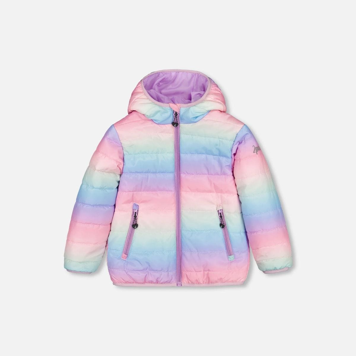 Deux Par Deux Quilted Jacket - Multicolor Gradient