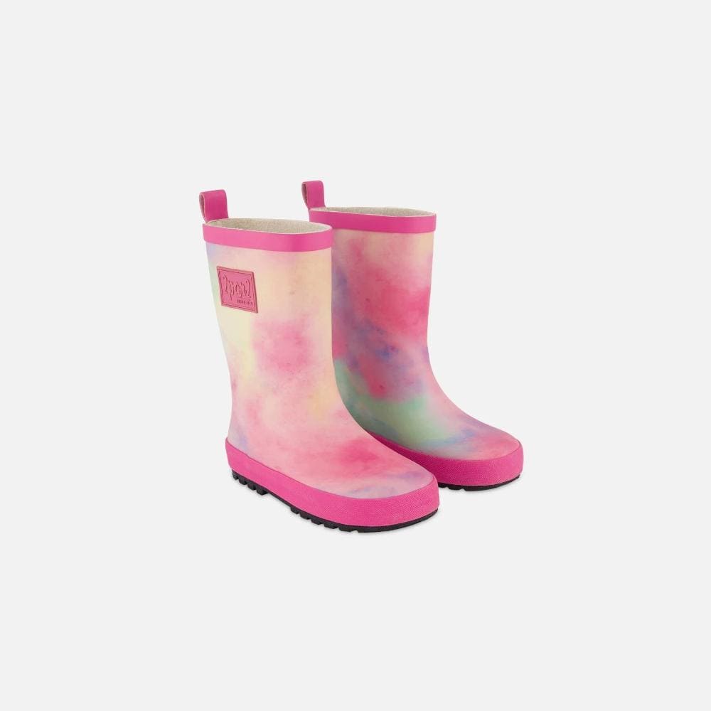 Deux Par Deux Rain Boots - Printed Multicolour By DEUX PAR DEUX Canada -