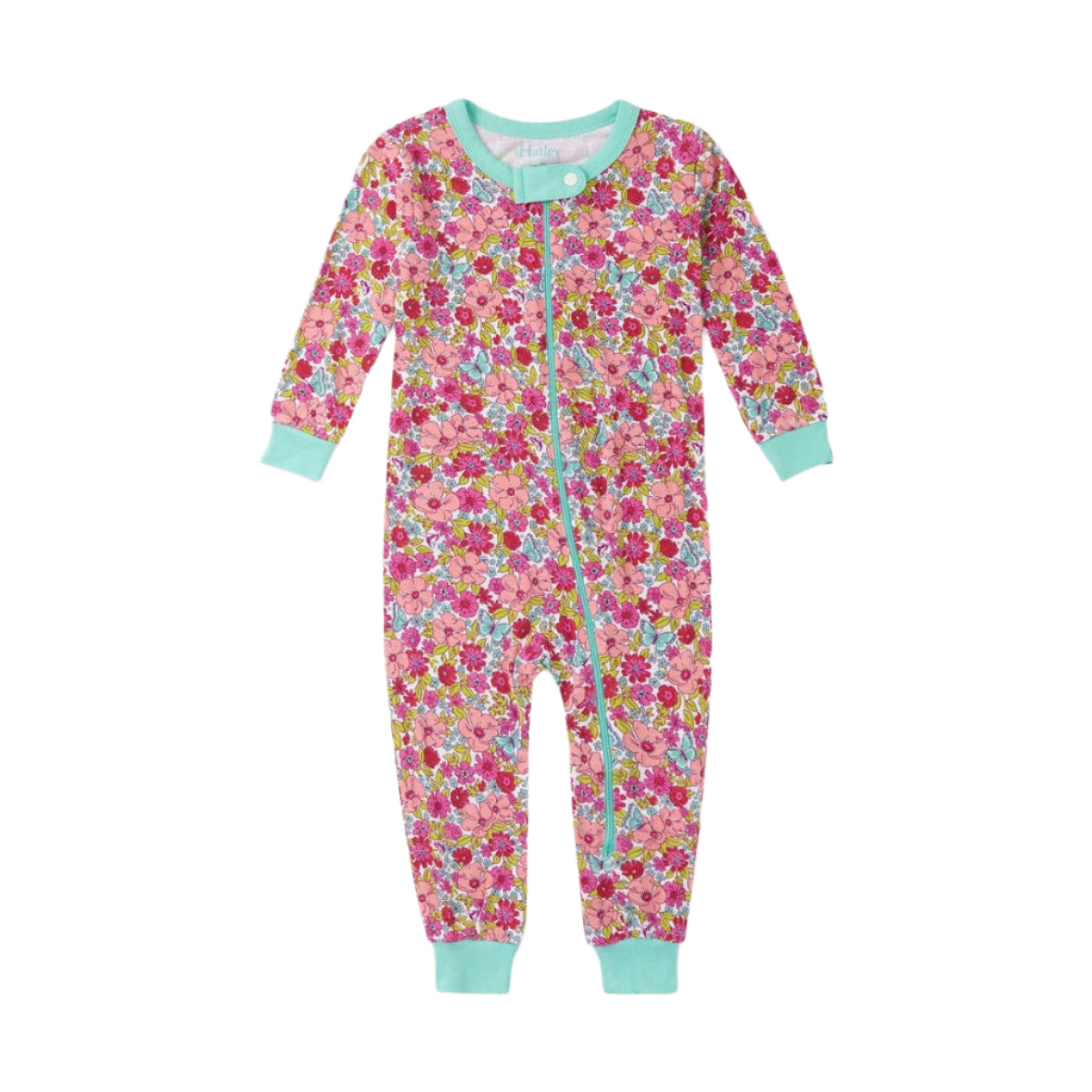 Hatley Baby Girls Groovy Flowers Sleeper1