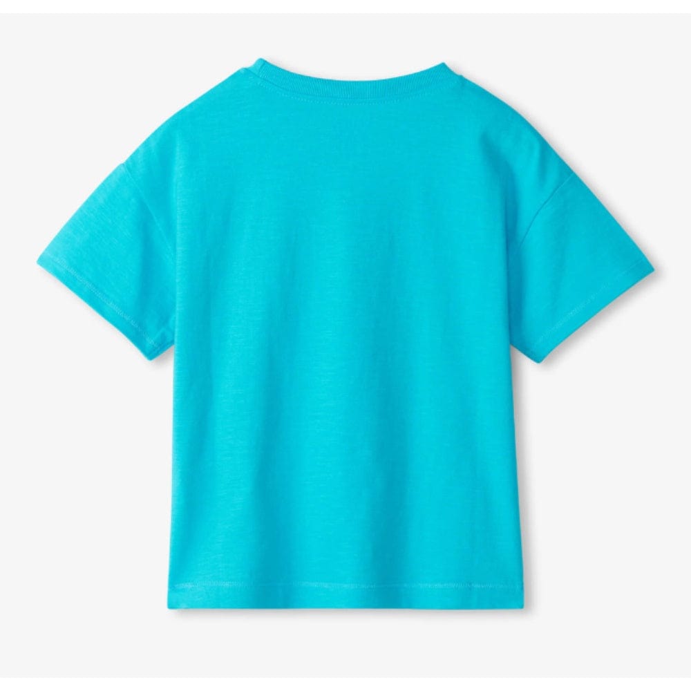 Hatley Baby & Toddler Boys Feed Me Slouchy Graphic Tee - Scuba Blue By HATLEY Canada -