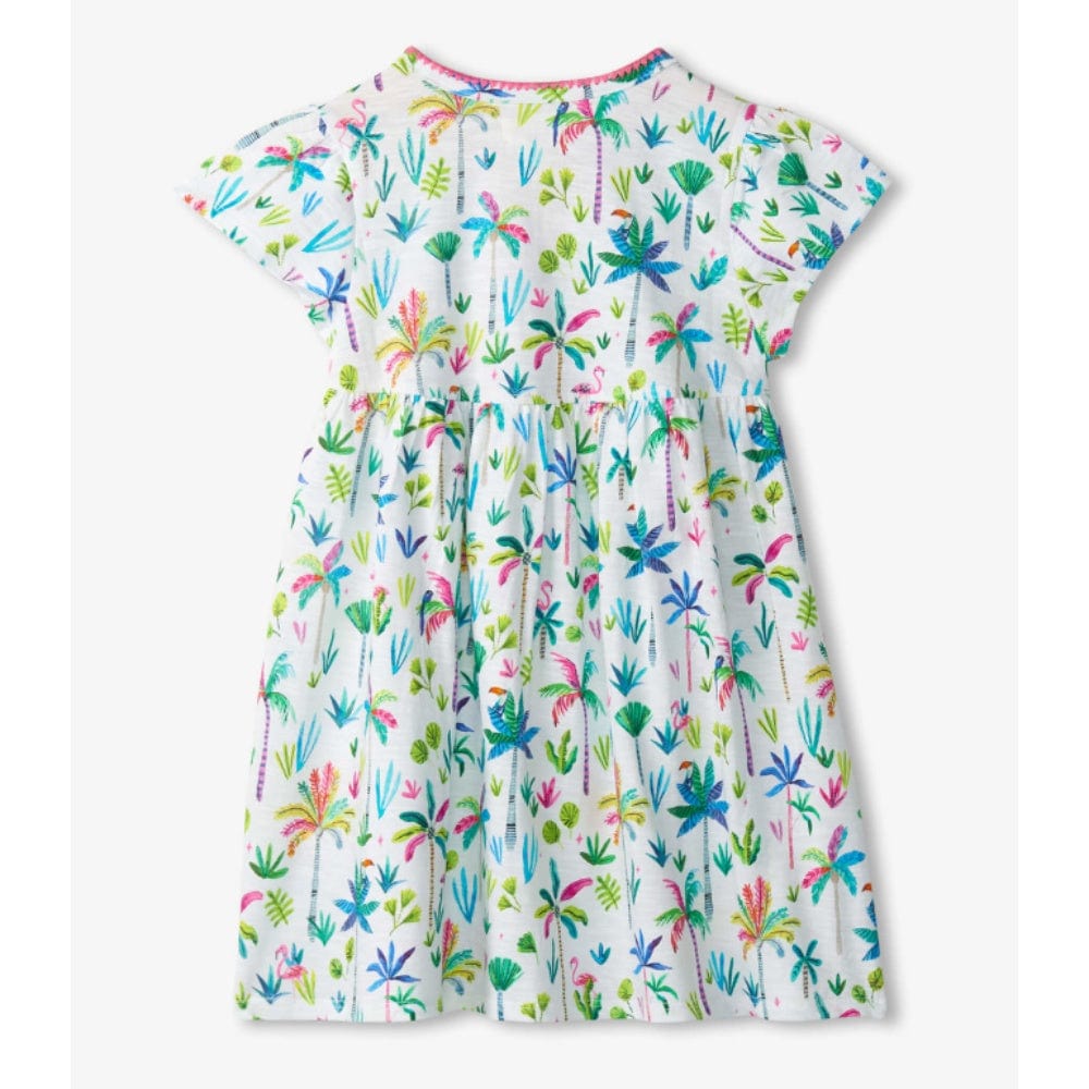 Hatley Baby & Toddler Girls Pocket Puff Dress - Rainbow Palms By HATLEY Canada -
