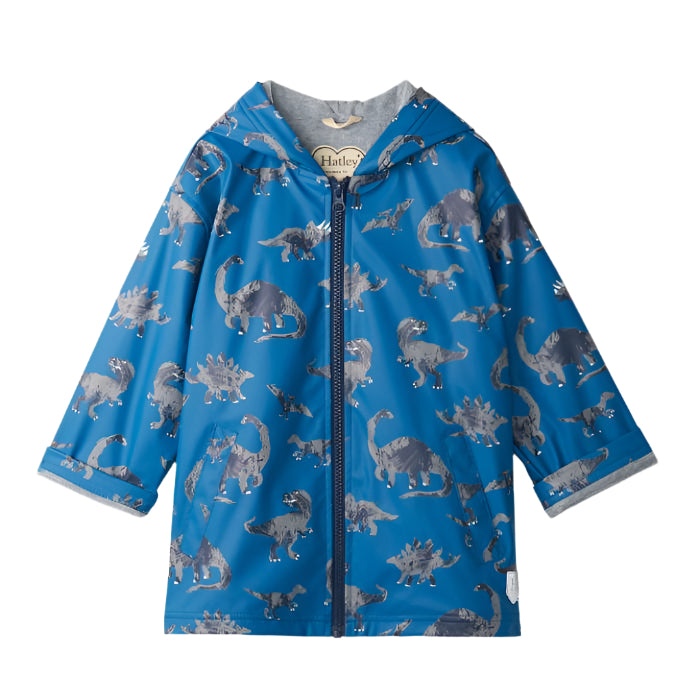 Hatley Boys Rain Jacket - Broken Dino Stamp By HATLEY Canada -