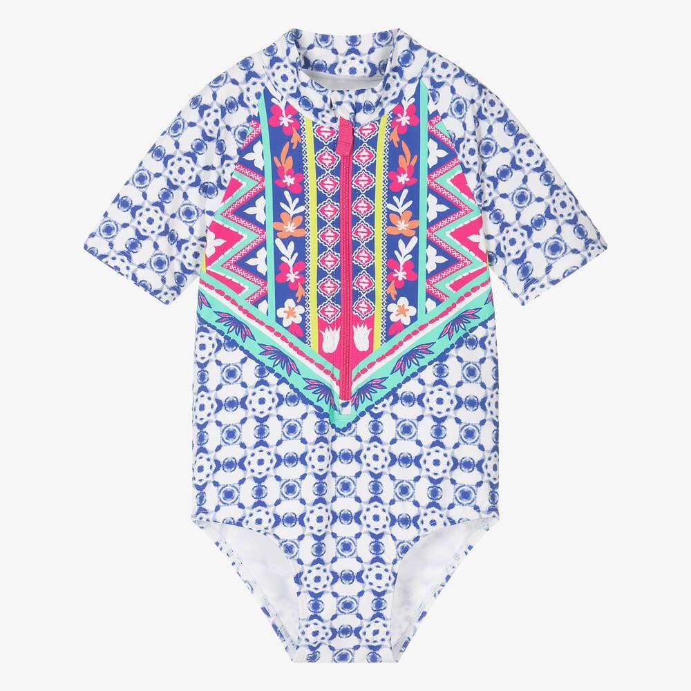 Hatley One-Piece Girls Rashguard - Kaleidoscope By HATLEY Canada -