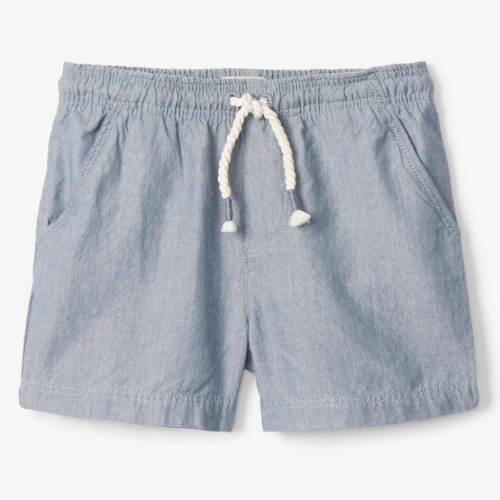 Hatley Toddler Pull On Shorts - Chambray By HATLEY Canada -