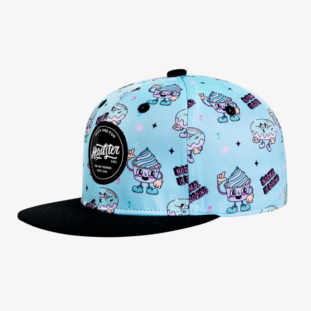 Headster Normal Is Boring Snapback - Bleached Aqua By HEADSTER Canada -