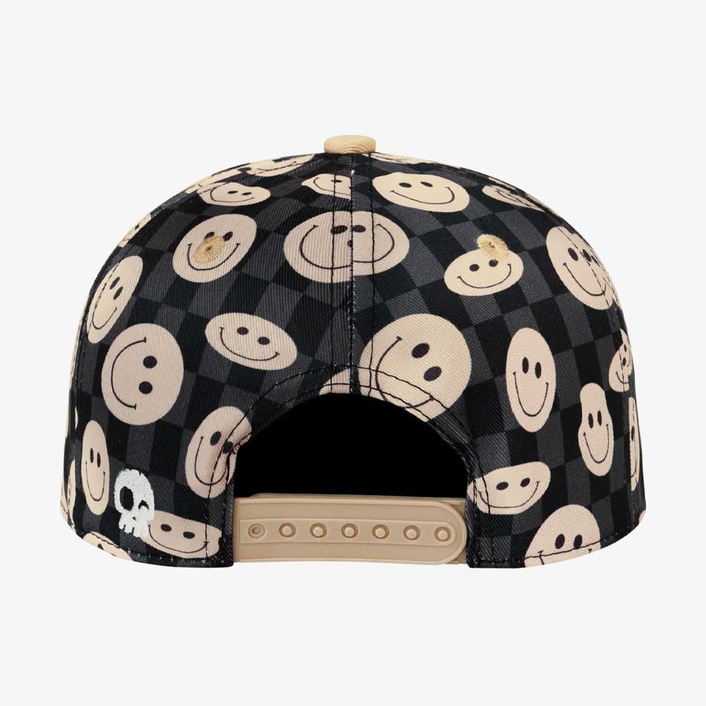 Headster Smiley Snapback - Black By HEADSTER Canada -