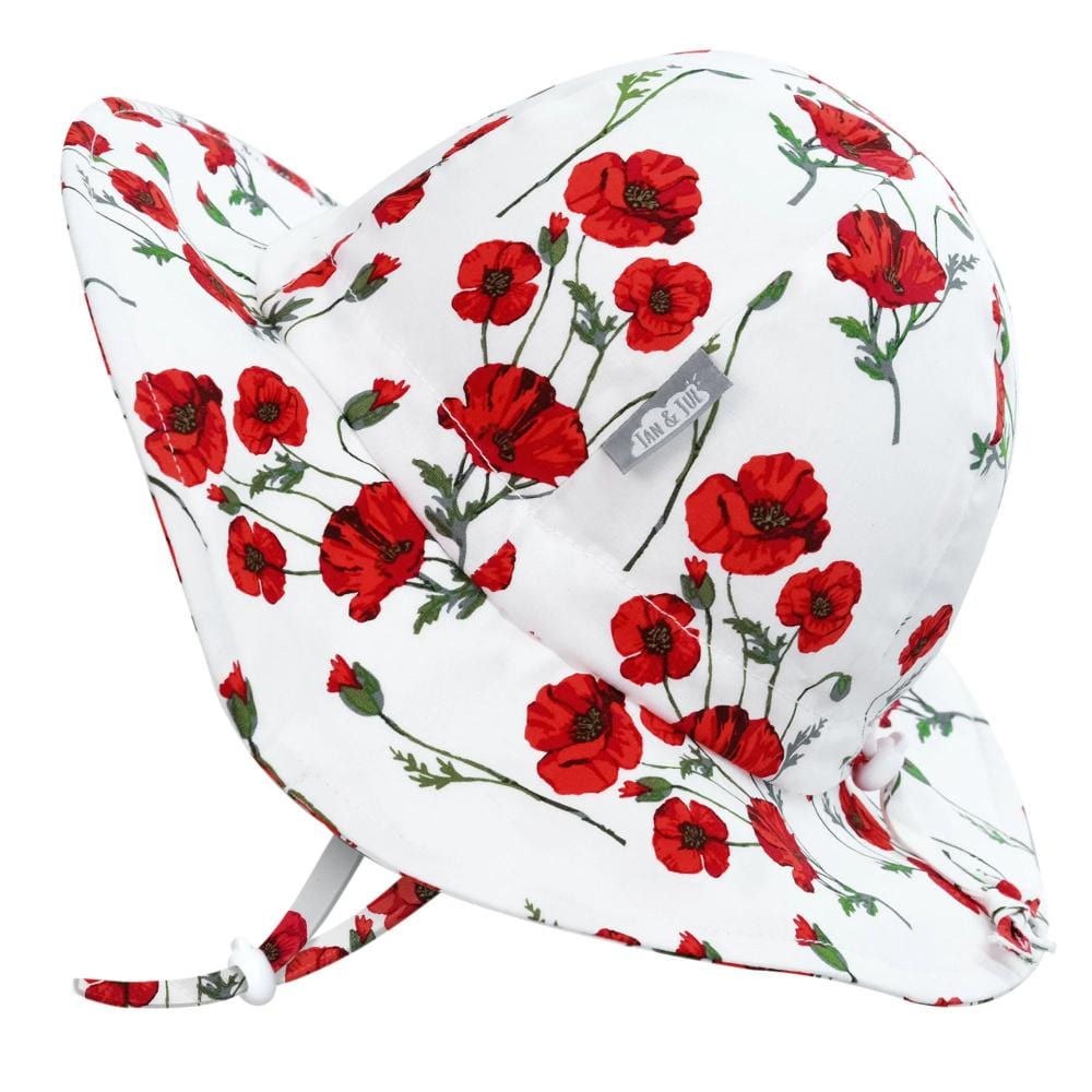 Jan & Jul Cotton Floppy Sun Hat - Red Poppy By JAN&JUL Canada -