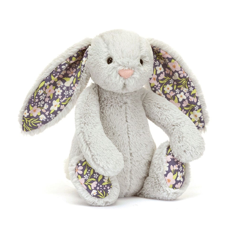 Jellycat Blossom Silver Bunny 'Bloom' Small Plush - Ships from