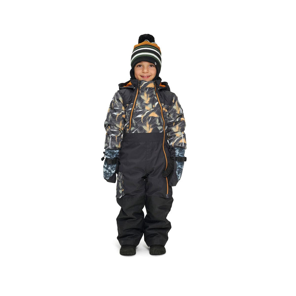 Joua One-Piece Snowsuit Asio - Gold Ocre Print By JOUA Canada -
