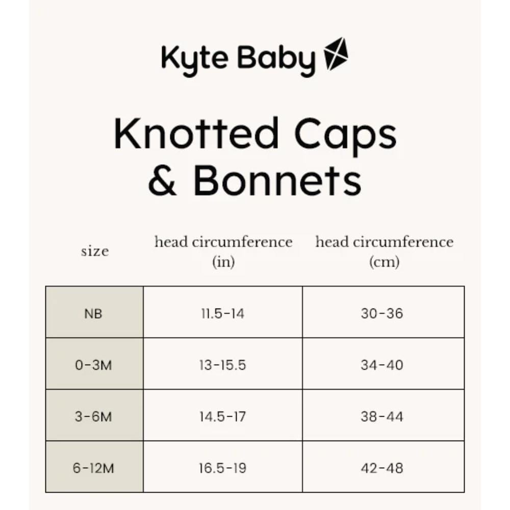 Kyte Rust Cap Kyte Baby Knotted Cap - Sakura – Jump! The BABY Store