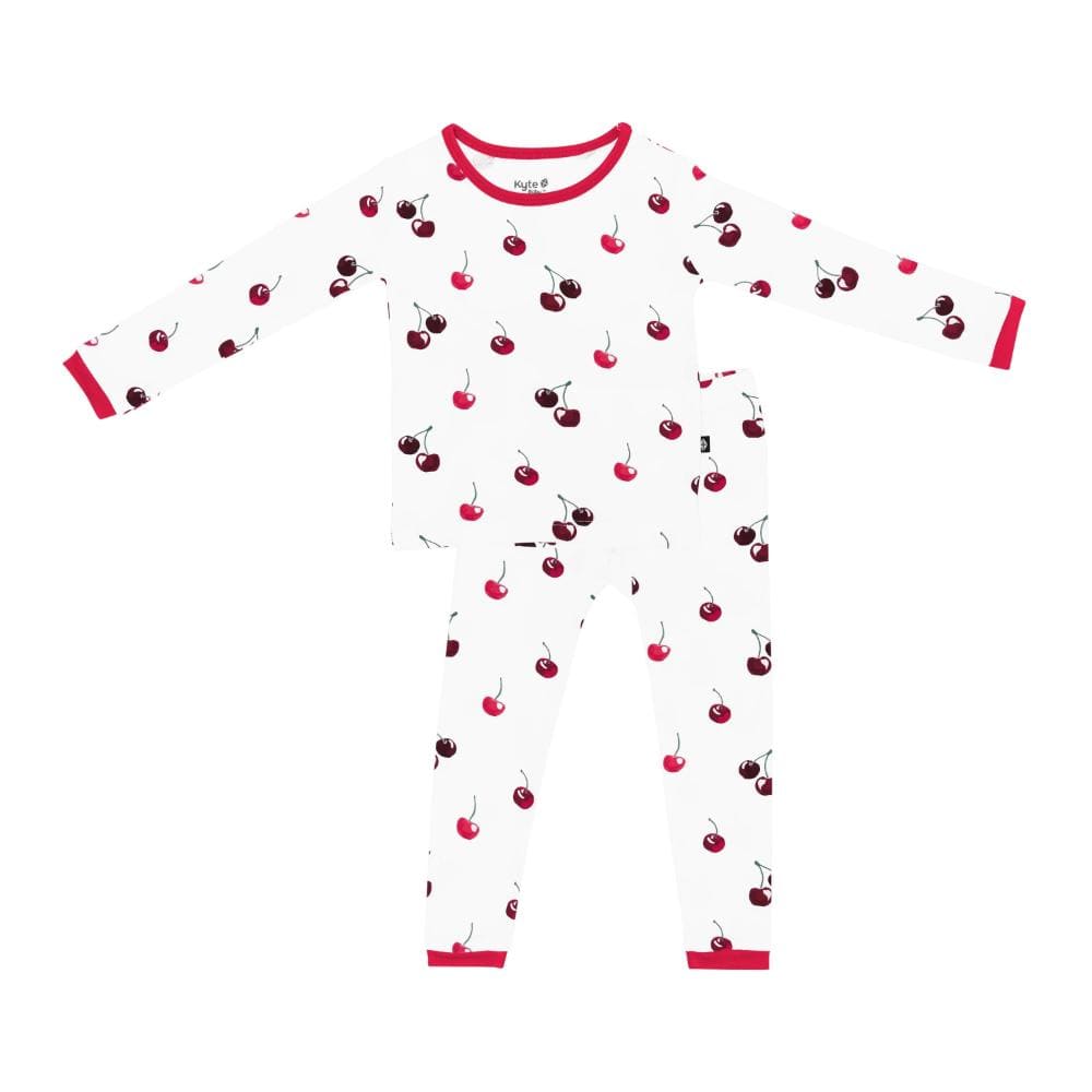 Kyte Baby Long Sleeve Pajama Set - Cherry By KYTE BABY Canada -