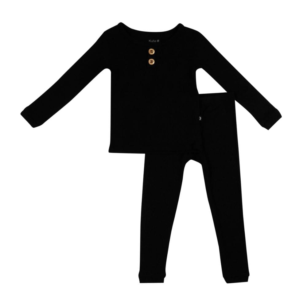 Kyte Baby Ribbed Henley Set - Midnight By KYTE BABY Canada -