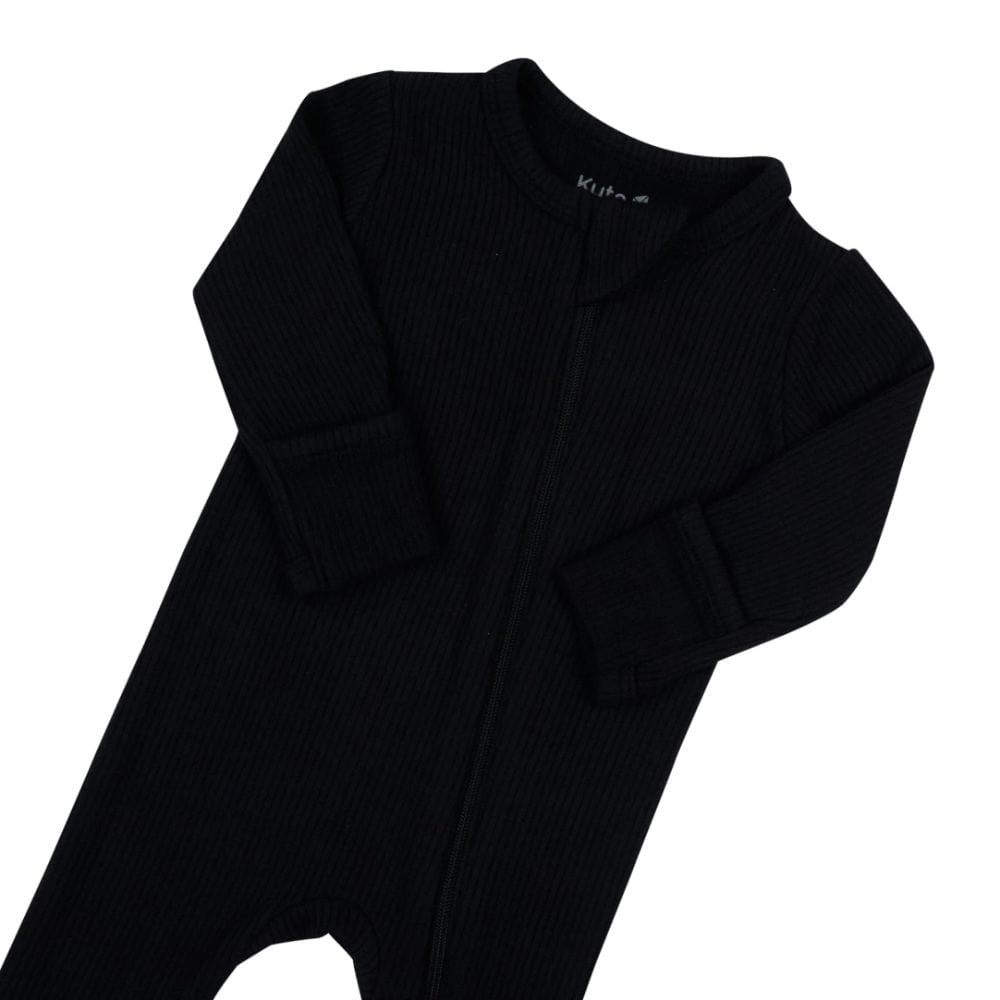 Kyte Baby Ribbed Zippered Footie - Midnight By KYTE BABY Canada -