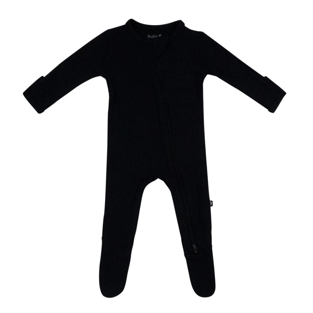 Kyte Baby Ribbed Zippered Footie - Midnight By KYTE BABY Canada -