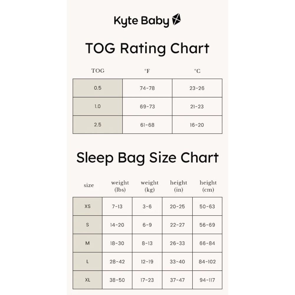 Kyte BABY Sleep Bag 2.5 Tog - Haze By KYTE BABY Canada -