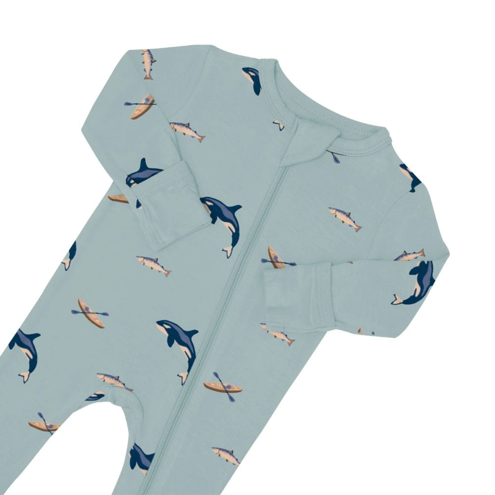 Kyte Baby Zippered Footie - Coastline By KYTE BABY Canada -