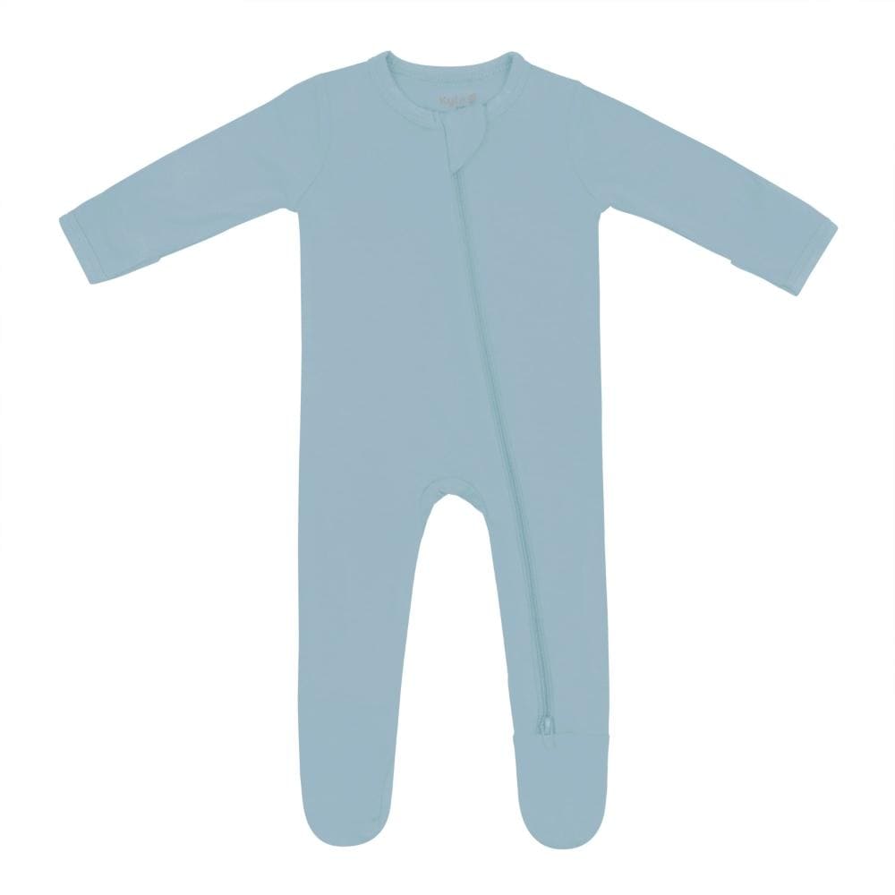 Kyte Baby Zippered Footie - Dusty Blue By KYTE BABY Canada -