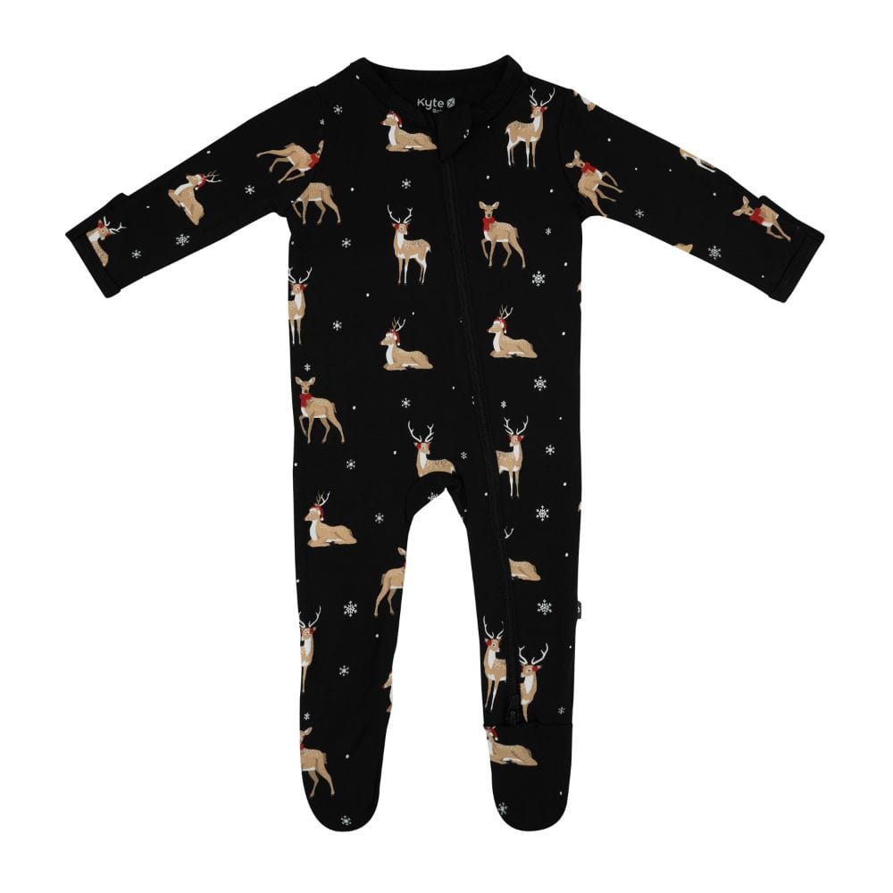 Kyte Baby Zippered Footie - Midnight Deer By KYTE BABY Canada -