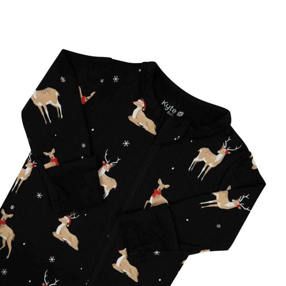 Kyte Baby Zippered Footie - Midnight Deer By KYTE BABY Canada -