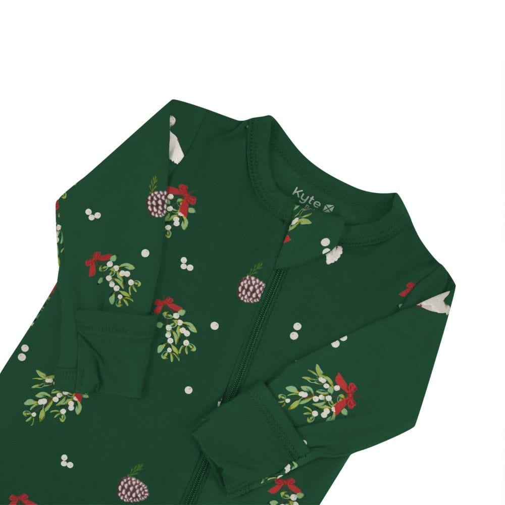 Kyte Baby Zippered Footie - Mistletoe By KYTE BABY Canada -