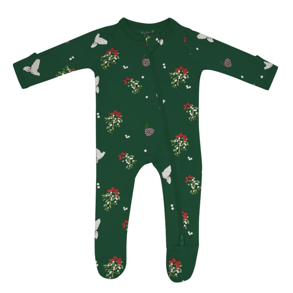 Kyte Baby Zippered Footie - Mistletoe By KYTE BABY Canada -