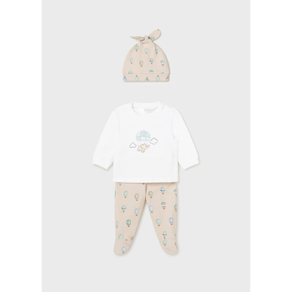 Mayoral 1532 Three-Piece Layette Set - Blanco By MAYORAL Canada -