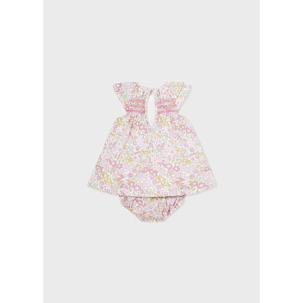 Mayoral 1808 Dress with Smock - Rosa Baby By MAYORAL Canada -