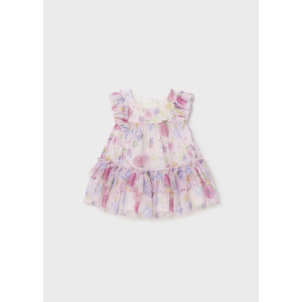 Mayoral 1818 Tulle Printed Dress - Baby Girls By MAYORAL Canada -