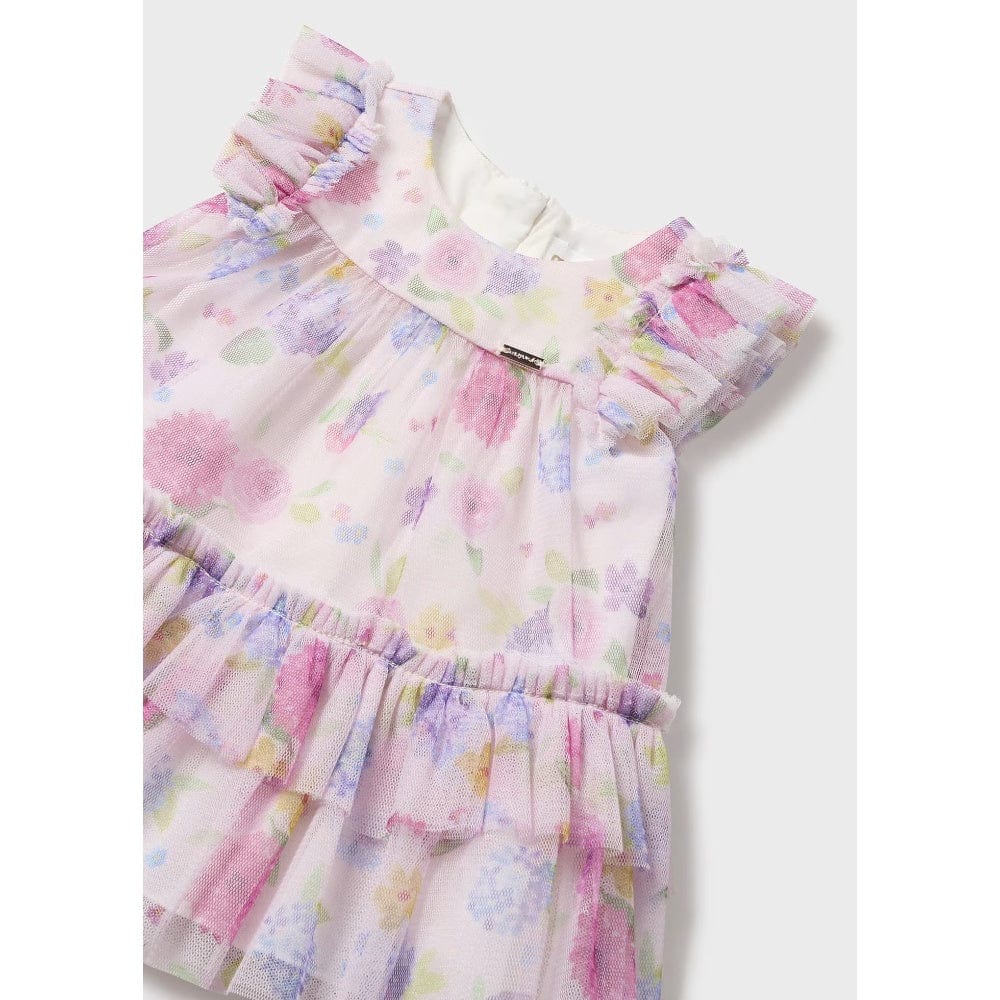 Mayoral 1818 Tulle Printed Dress - Baby Girls By MAYORAL Canada -