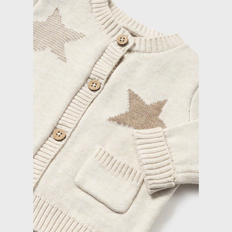 Mayoral 2513 Three-Piece Stars Knit Set - Cream/Beige By MAYORAL Canada -
