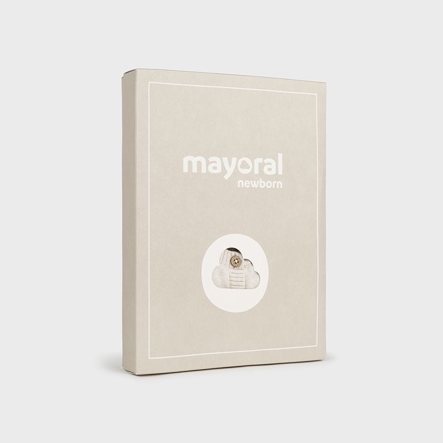Mayoral 2513 Three-Piece Stars Knit Set - Cream/Beige By MAYORAL Canada -