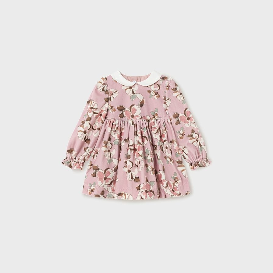 Mayoral 2973 Velvet Flower Dress - Rosado – Jump! The BABY Store