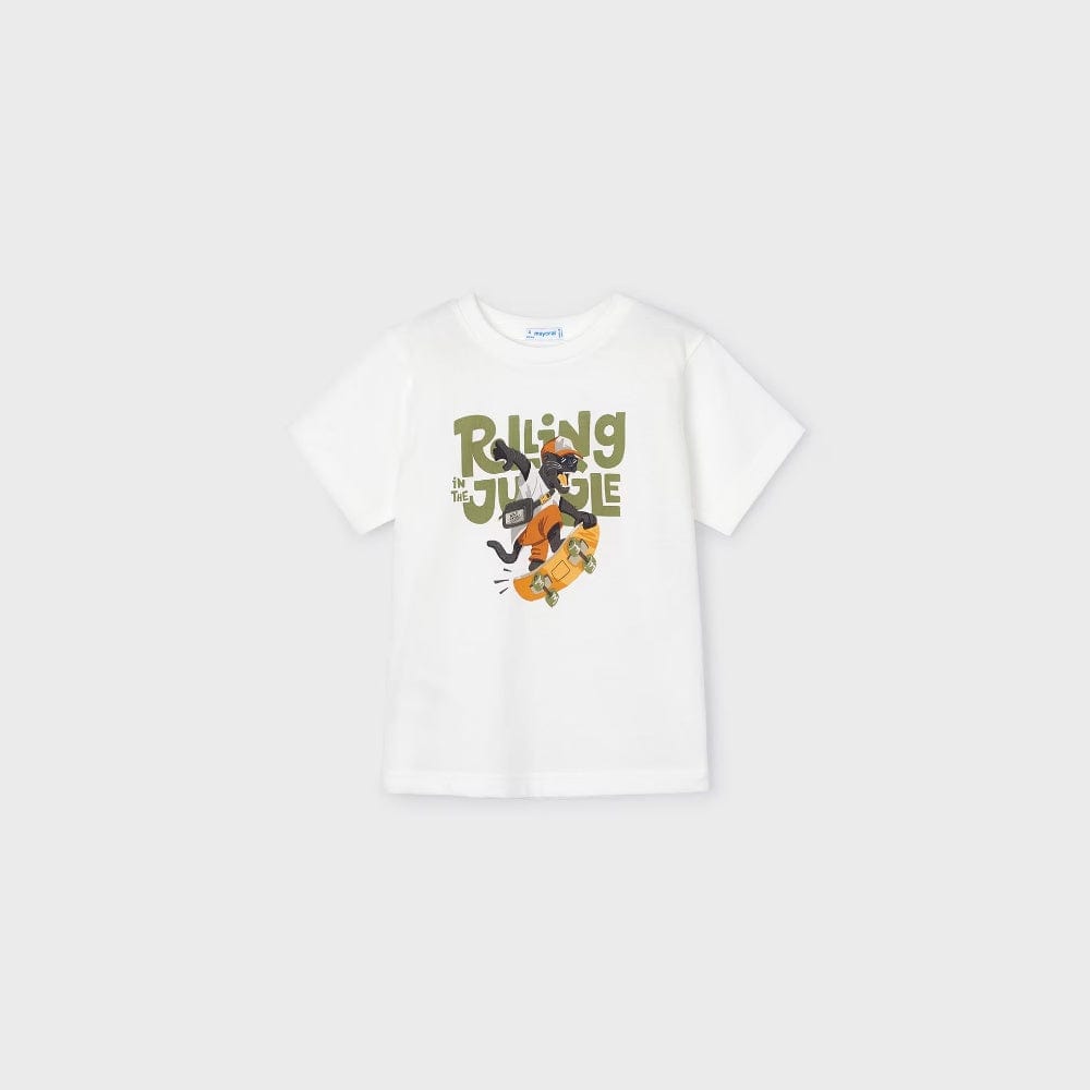 Mayoral 3008 Rolling Jungle T-Shirt - Nata By MAYORAL Canada -