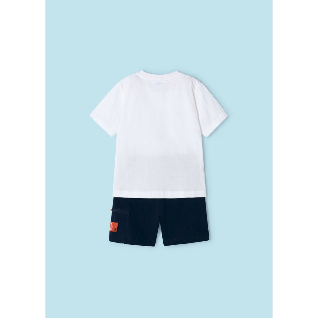 Mayoral 3601 Two-Piece Short Set - Blanco By MAYORAL Canada -